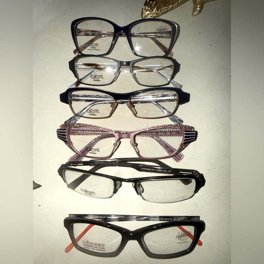 6 Never Worn Lafont Paris Eyeglasses